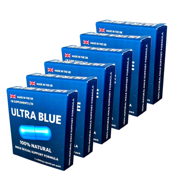 Ultra Blue for Male Sexual Support Capsule 450mg x 6