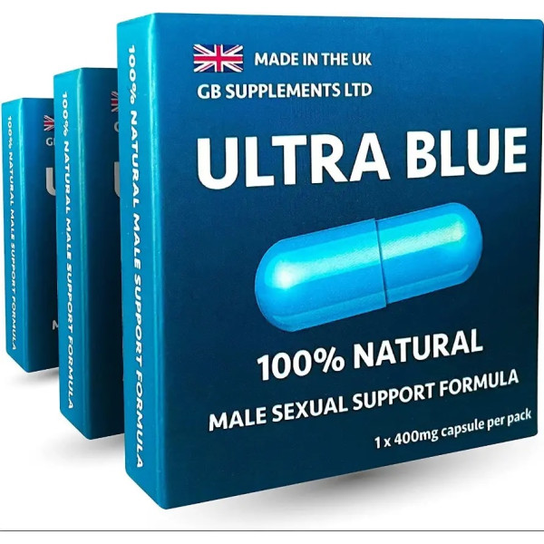 Ultra Blue for Male Sexual Support Capsule 450mg x 3