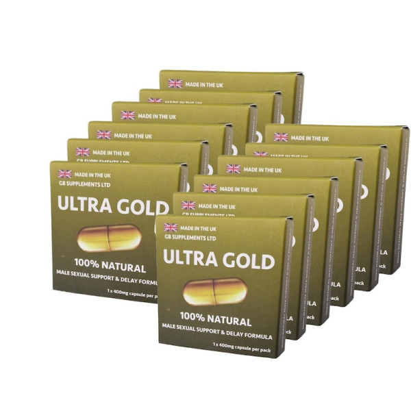 Ultra Gold for Male Health Support & Delay Capsule 400mg x 12