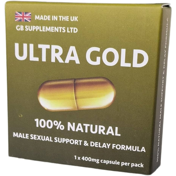 Ultra Gold for Male Health Support & Delay Capsule 400mg x 1 
